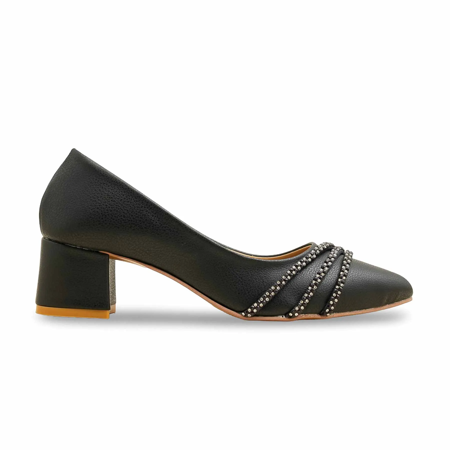 Black Court Shoes For Ladies WN7494 Iconic Style french chic