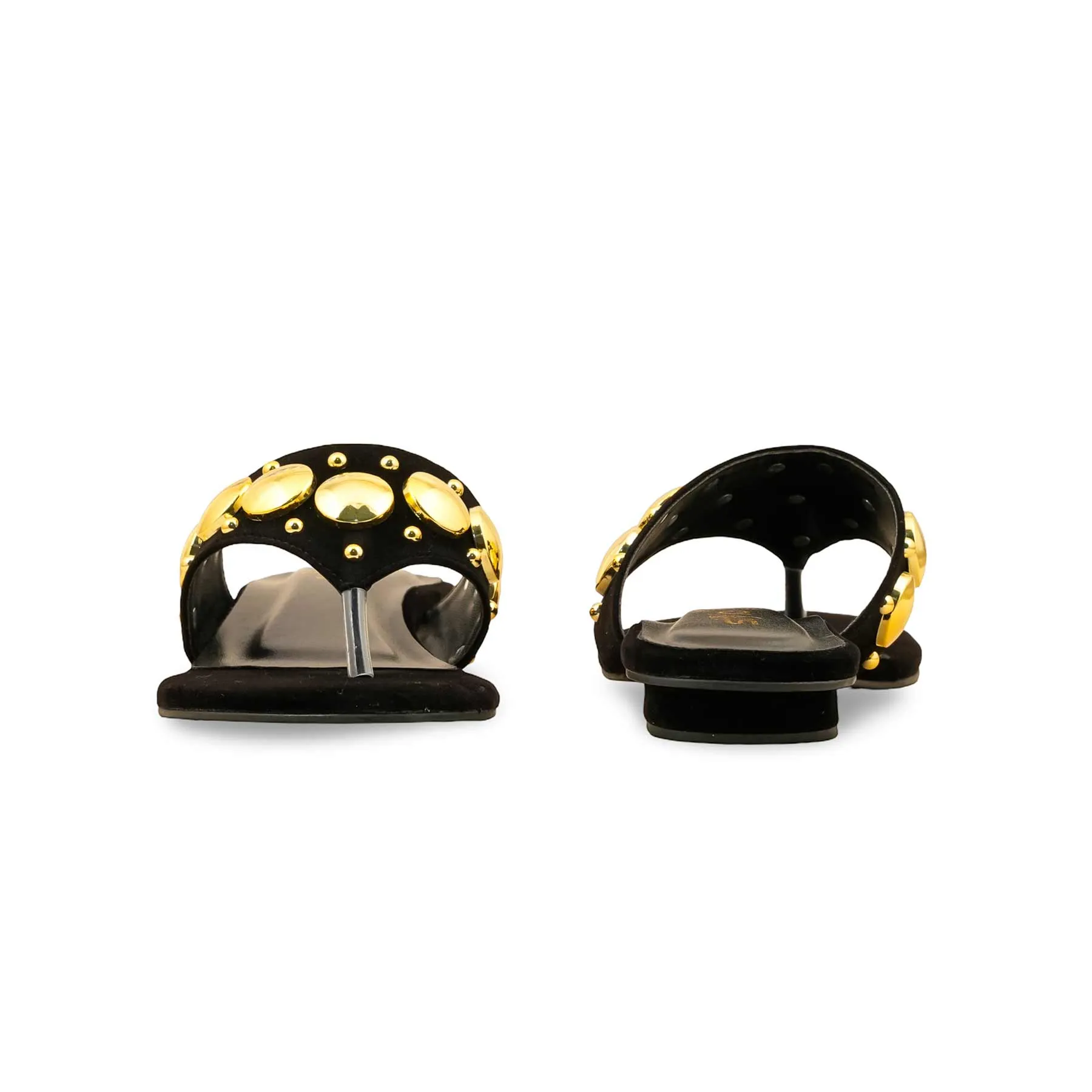 Market Lane Black Formal Chappal FR0568