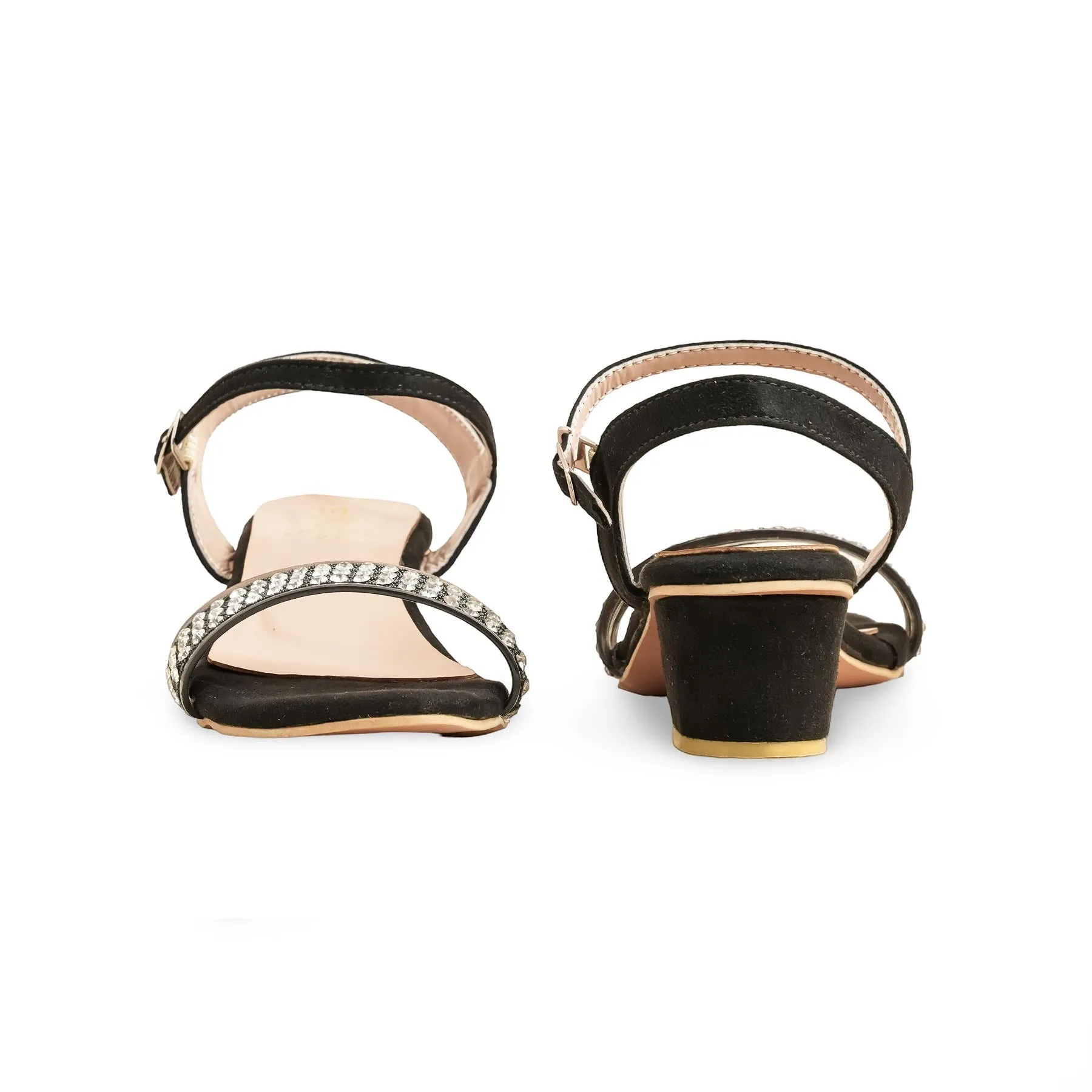 Travel Safe Black Formal Ladies Sandal FR5469