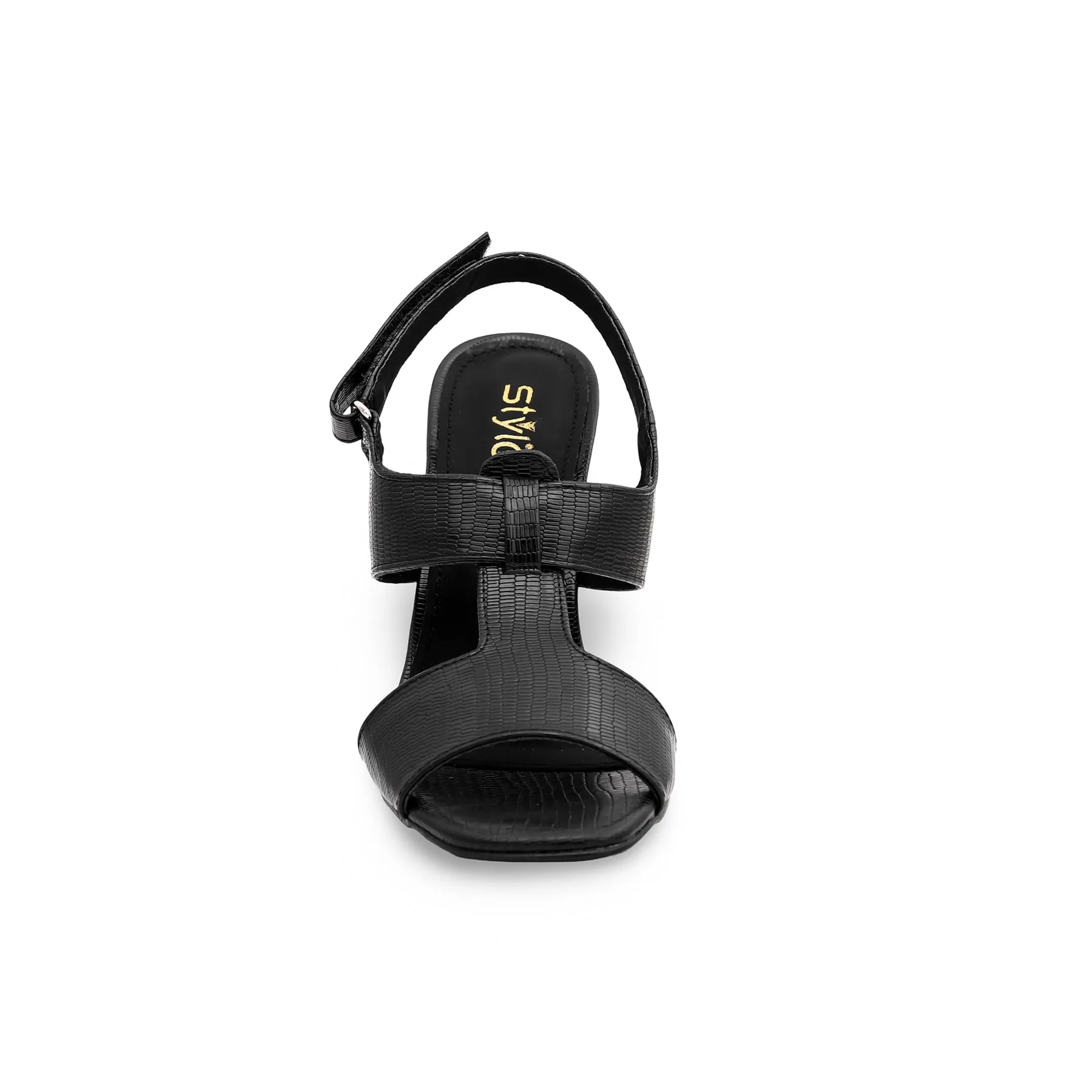 Comfy Heels Black Formal Sandal FR5321