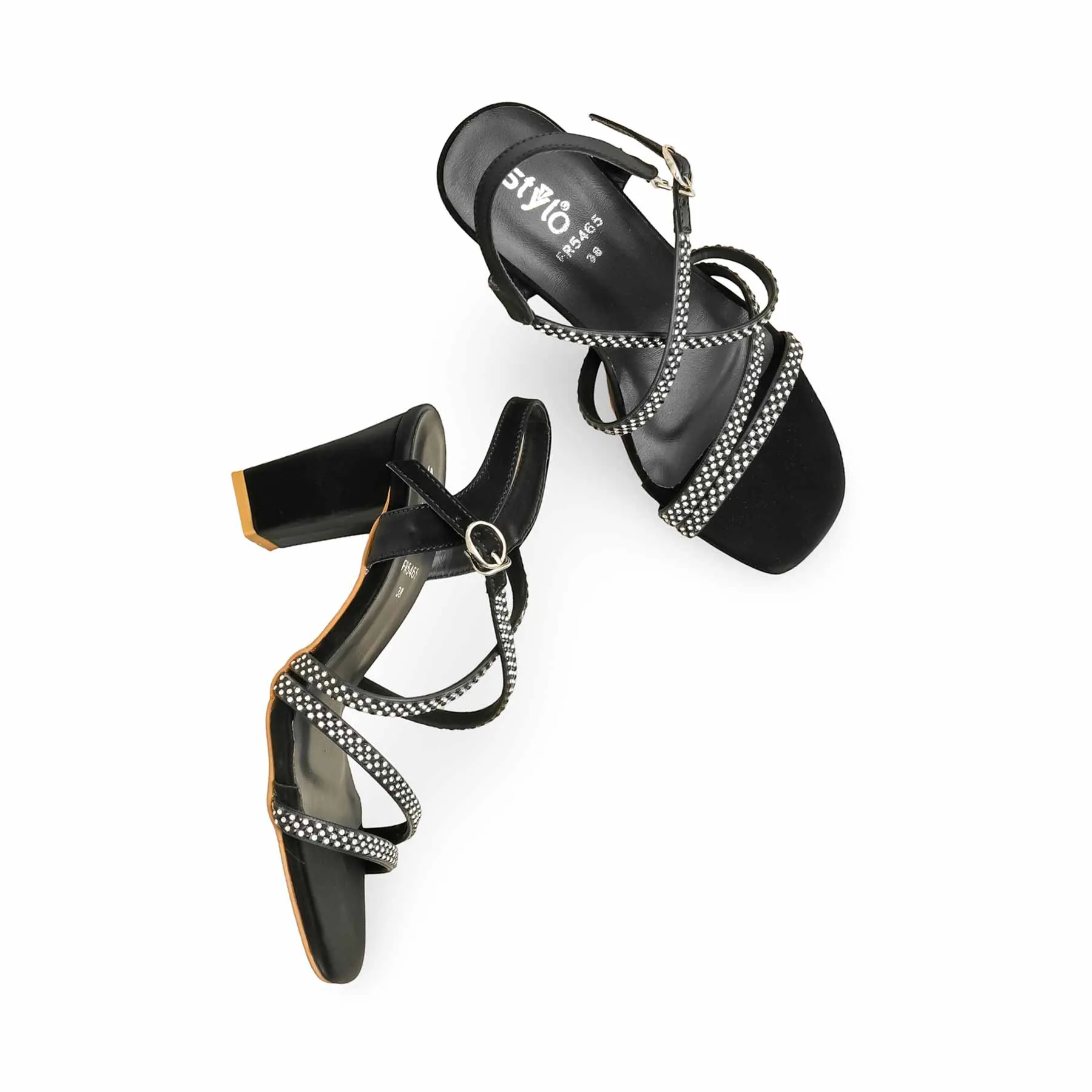 Black Formal Sandal FR5465 Easy Fit