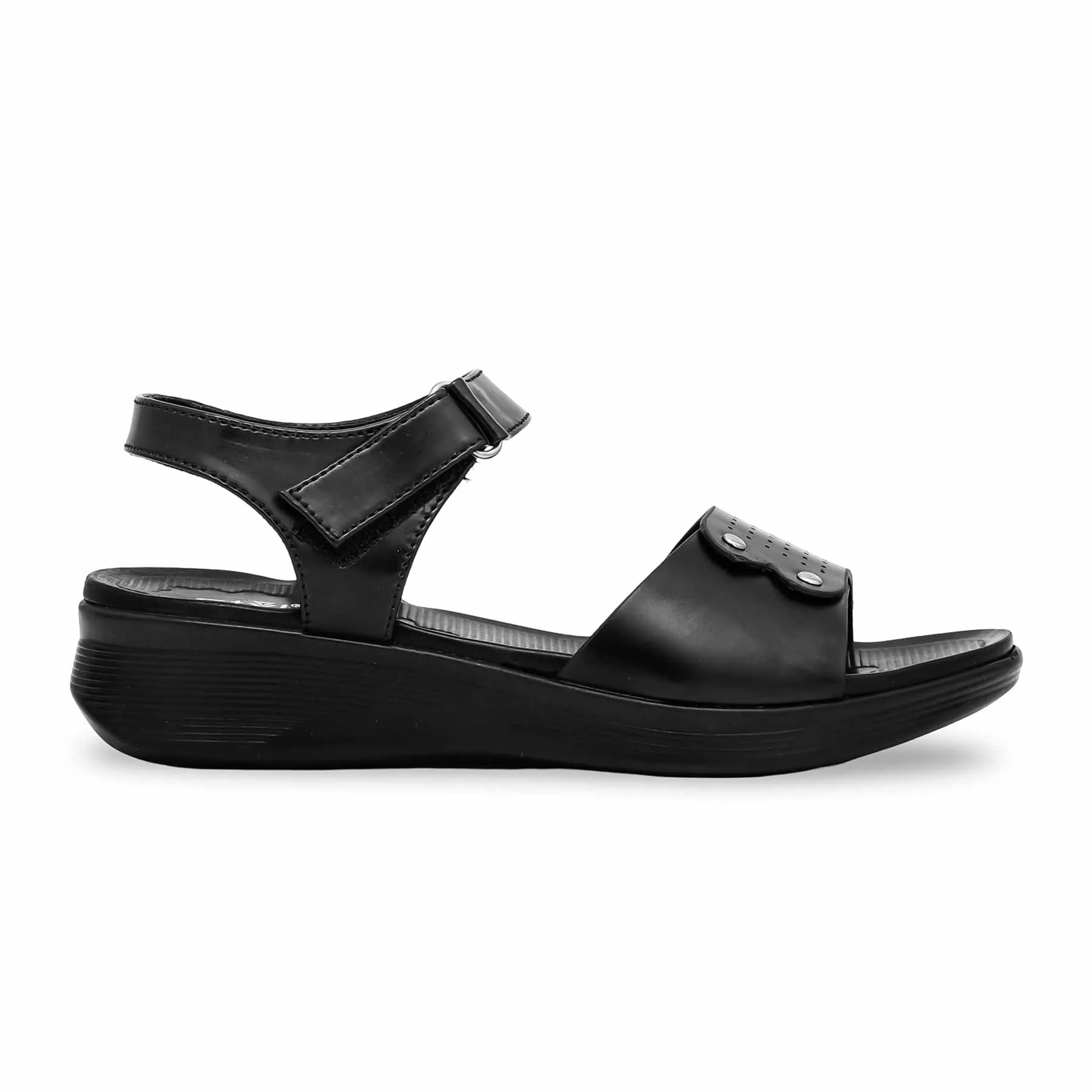 Stylish Vibe Luxury Feel Black Formal Sandal PU0206