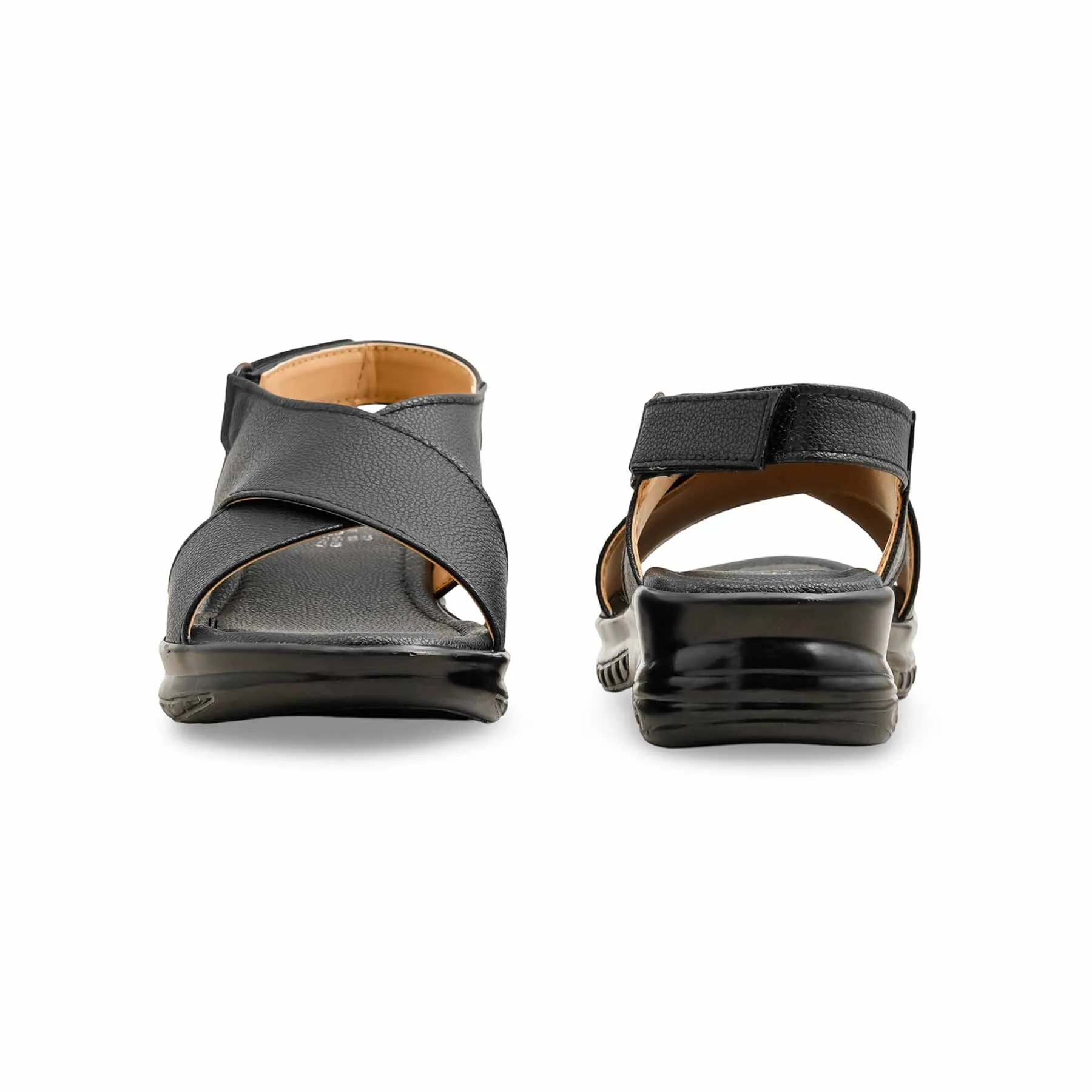 Black Formal Sandal PU0588 Quick Fit Perfect Pick