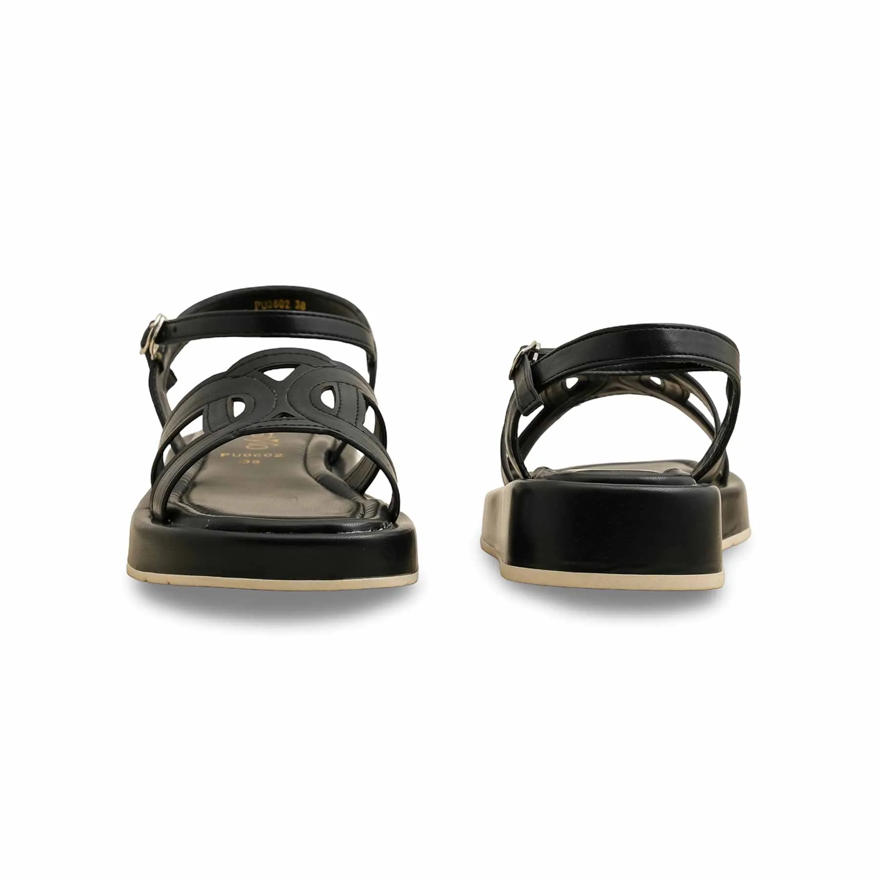Black Formal Sandal PU0602 Shop Street