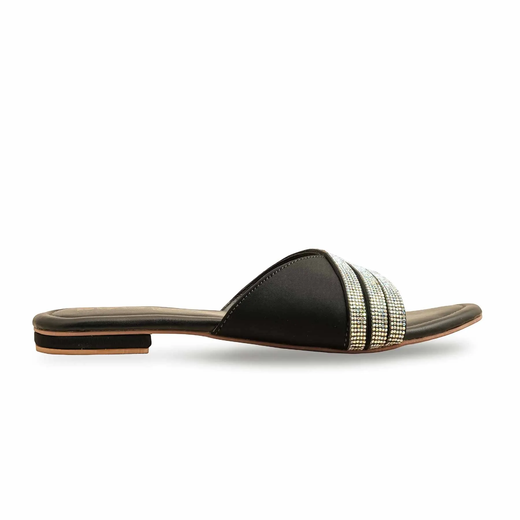 Black Formal Slipper FR8396 Stylish Padding