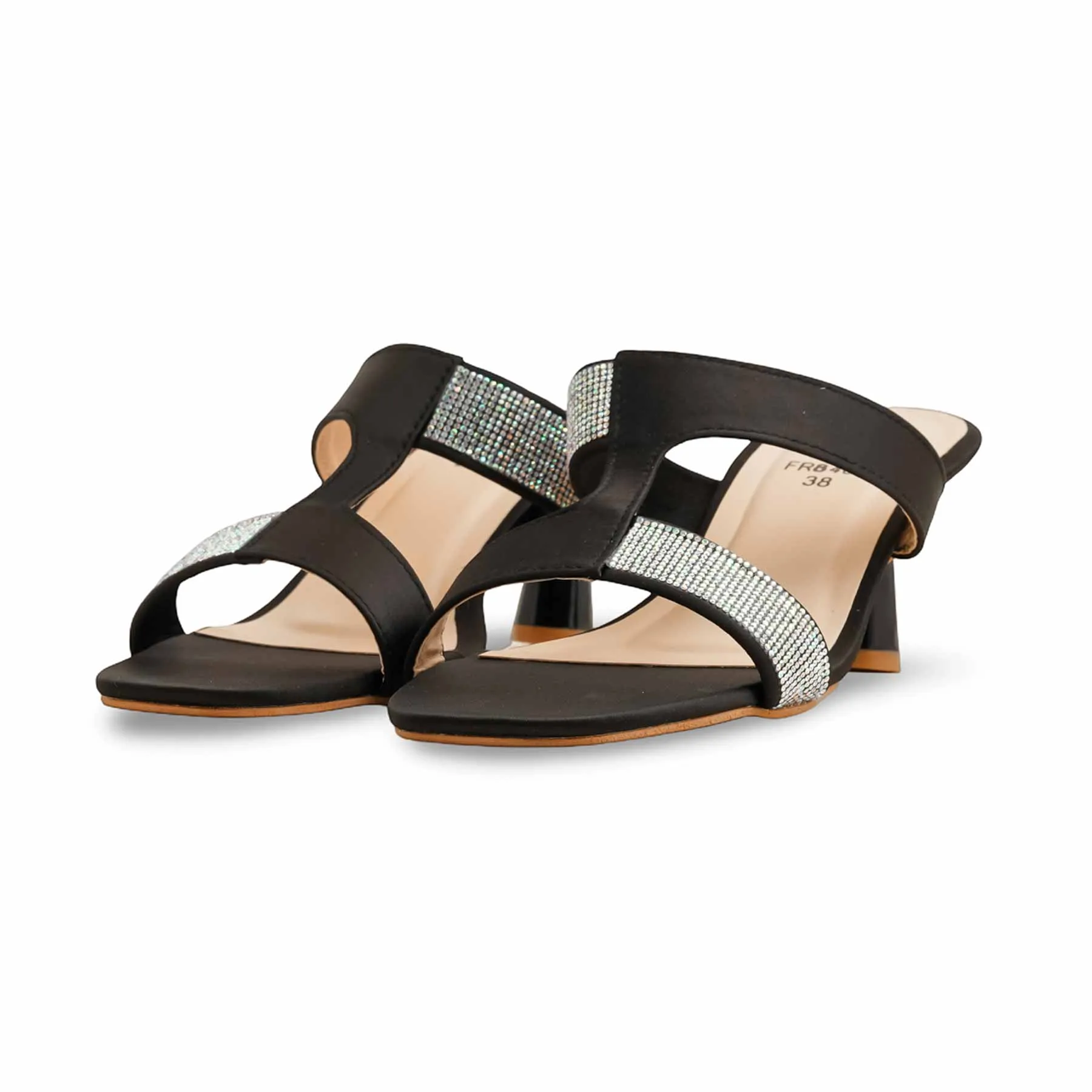 Black Formal Slipper FR8402 City Glam