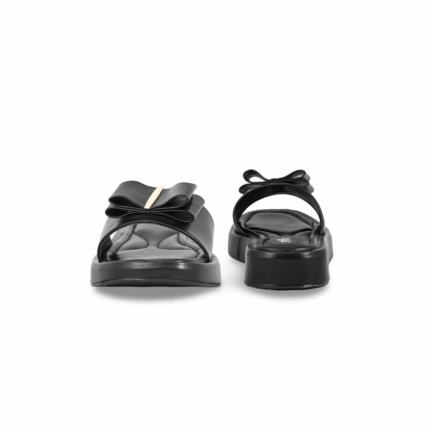 All-day Comfort Black Formal Slipper PU0473