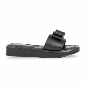 After Hours Black Formal Slipper PU0473