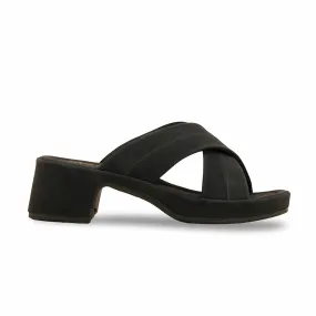 Black Formal Slipper PU0516 Bold Spark Chic Appeal