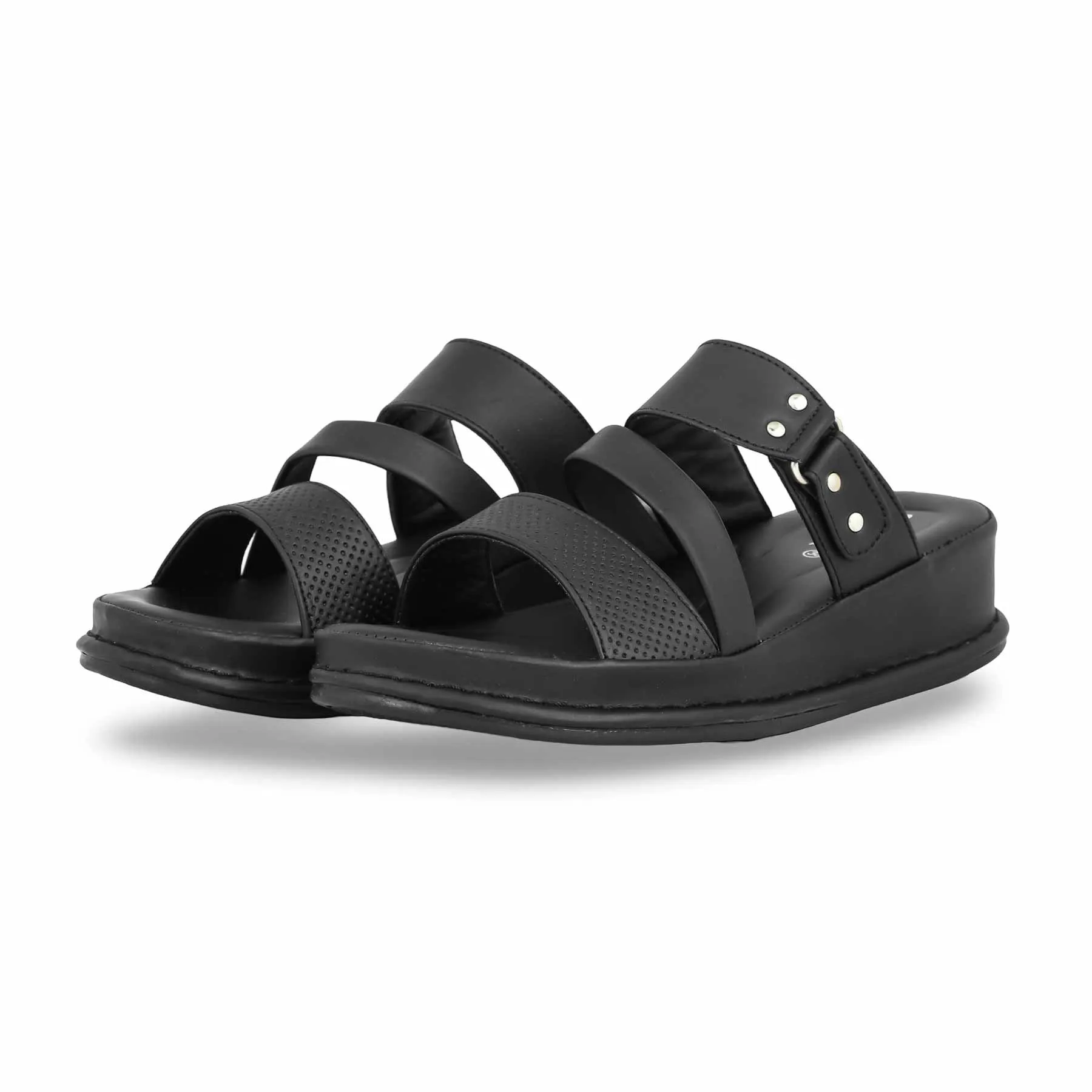 Water Guard Icon Spark Black Formal Slipper PU0522