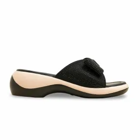 Black Formal Slipper PU0596 Elegant Footwear