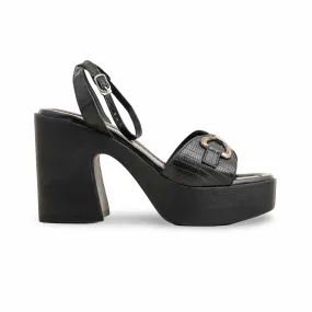 Black Formal Women Sandal PU0458 Designer Appeal