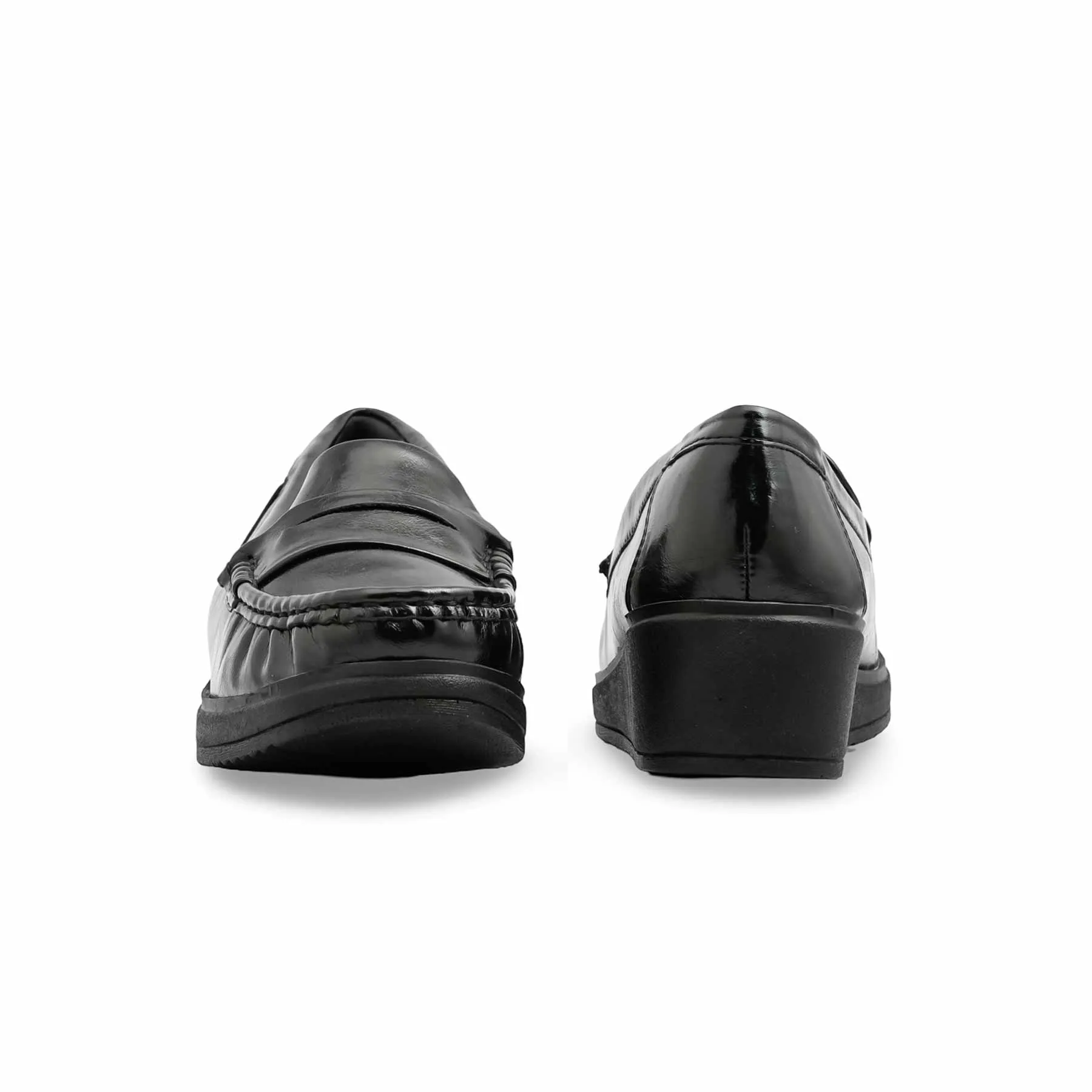 Party Glow Comfortable Footbed Black Moccasin WN4469