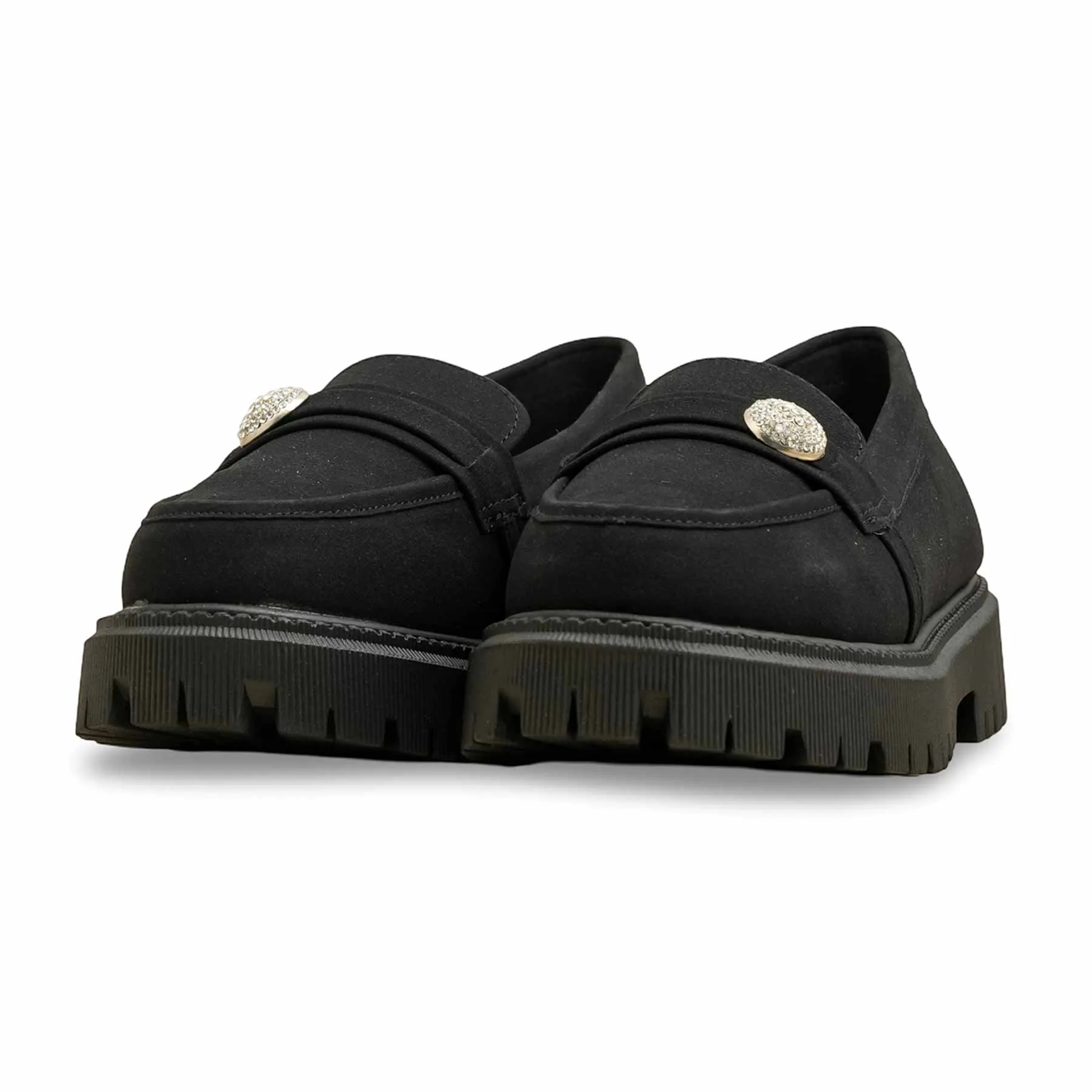Iconic Form Black Moccasin WN4473