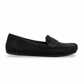 Fashion Footwear Black Moccasin WN4475
