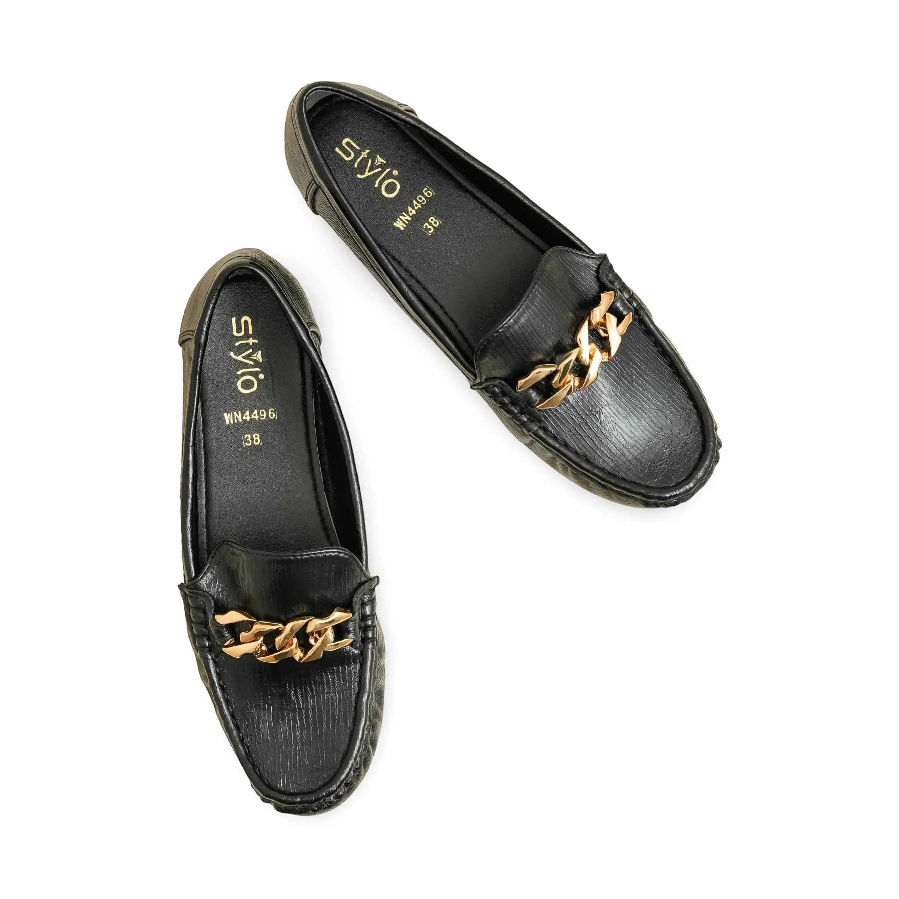 Black Moccasin WN4496 Smooth Finish Journey Mode