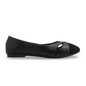 Roof Top Black Pumps For Ladies WN1193