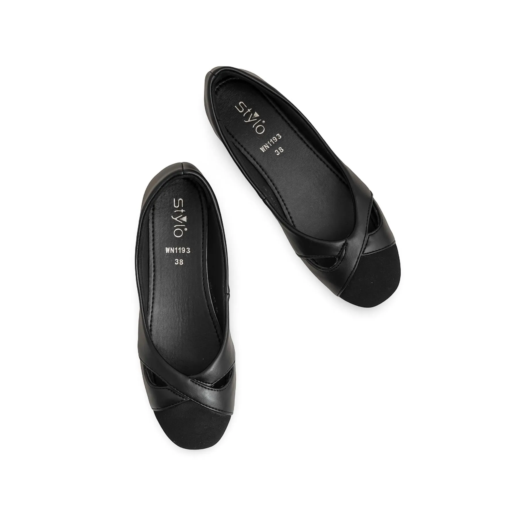 Black Pumps For Ladies WN1193 Sand View Light Weight