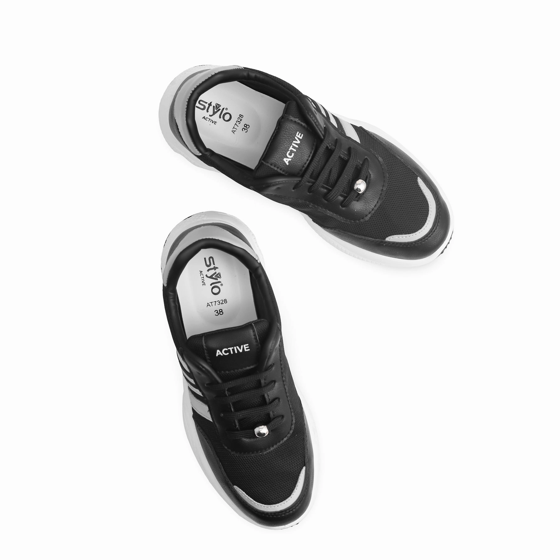 Thermo Regulating Fabric Black Casual Sneaker AT7328