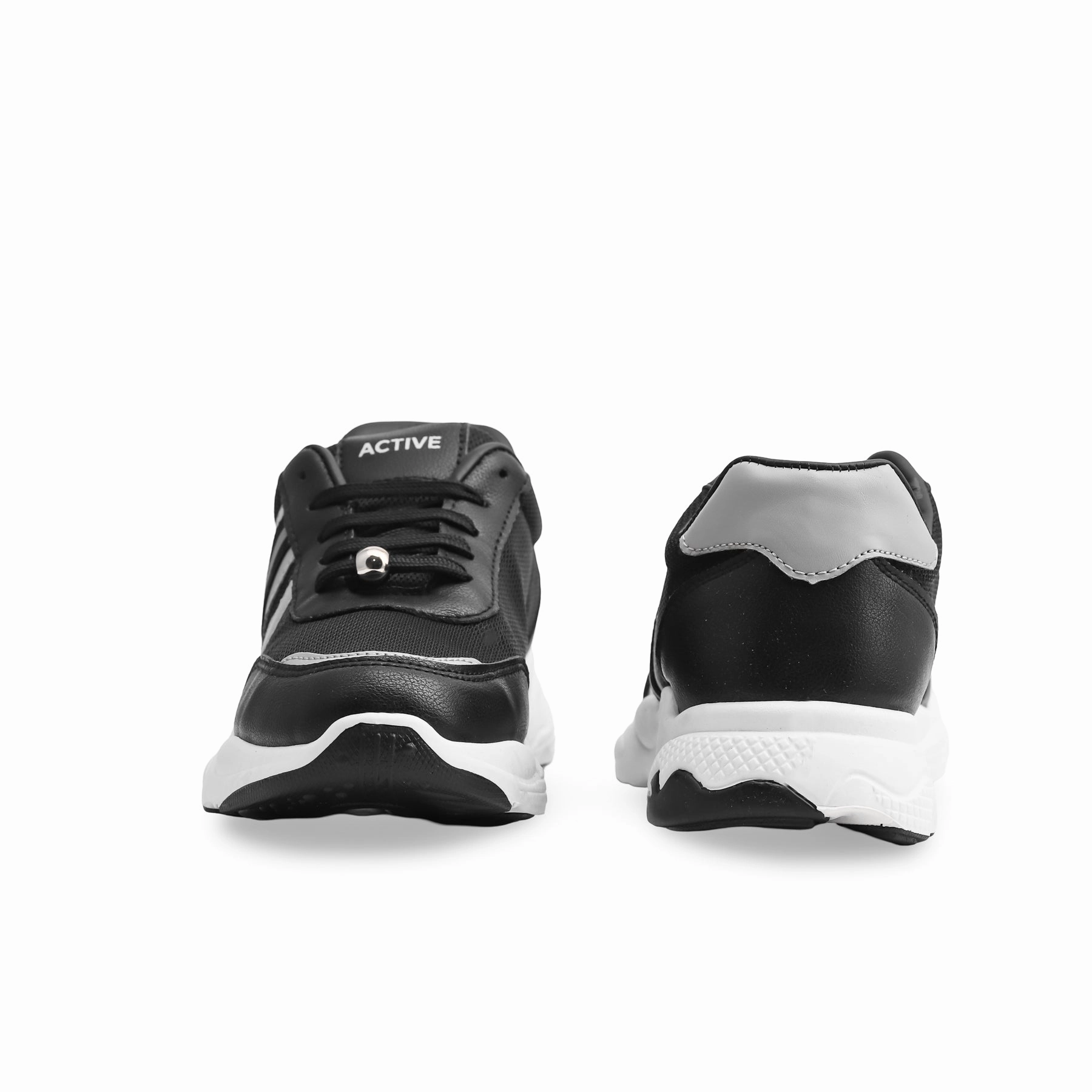 Black Casual Sneaker AT7328 Balanced Curve Seamless Toe Box