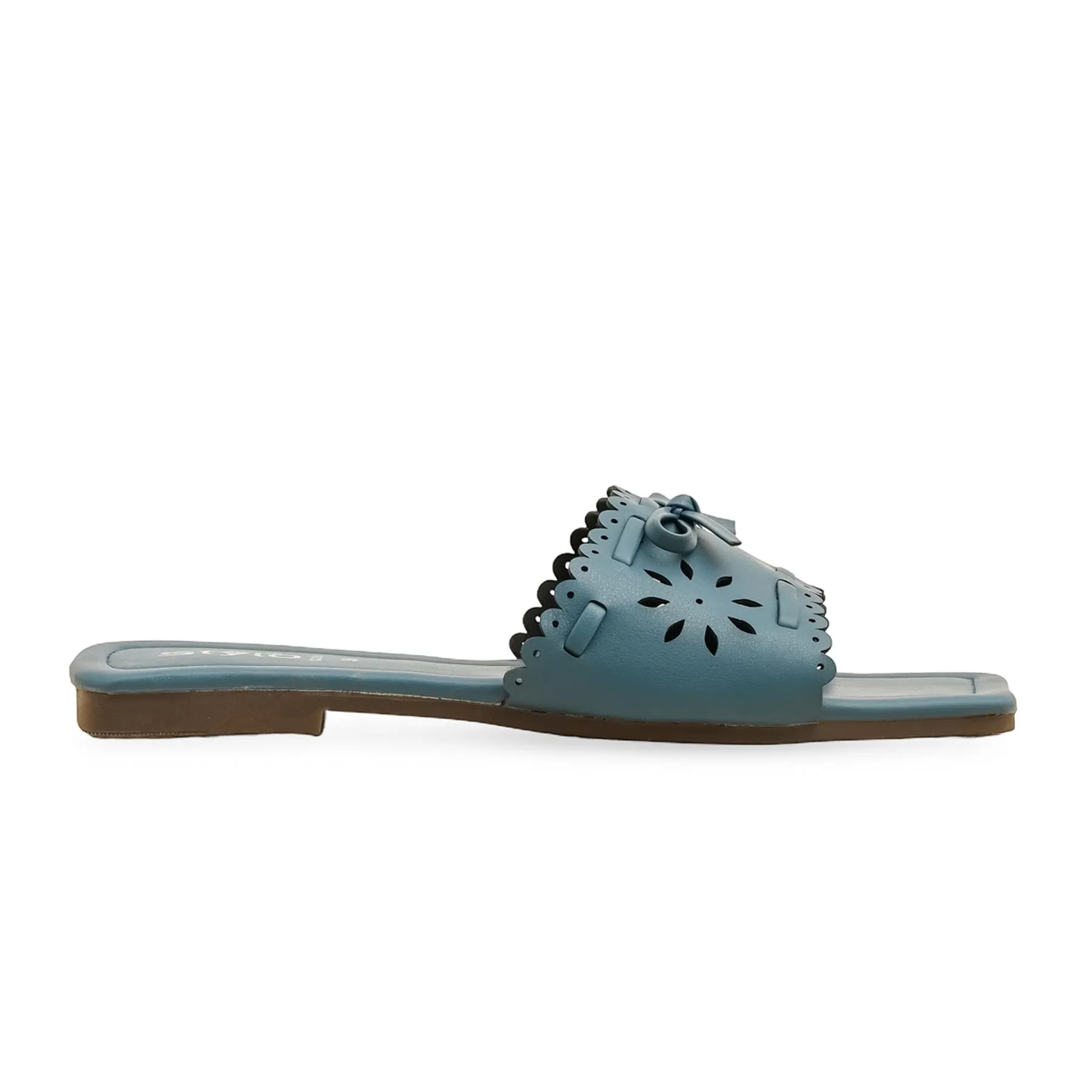 Blue Casual Slipper CL2129 Breathable