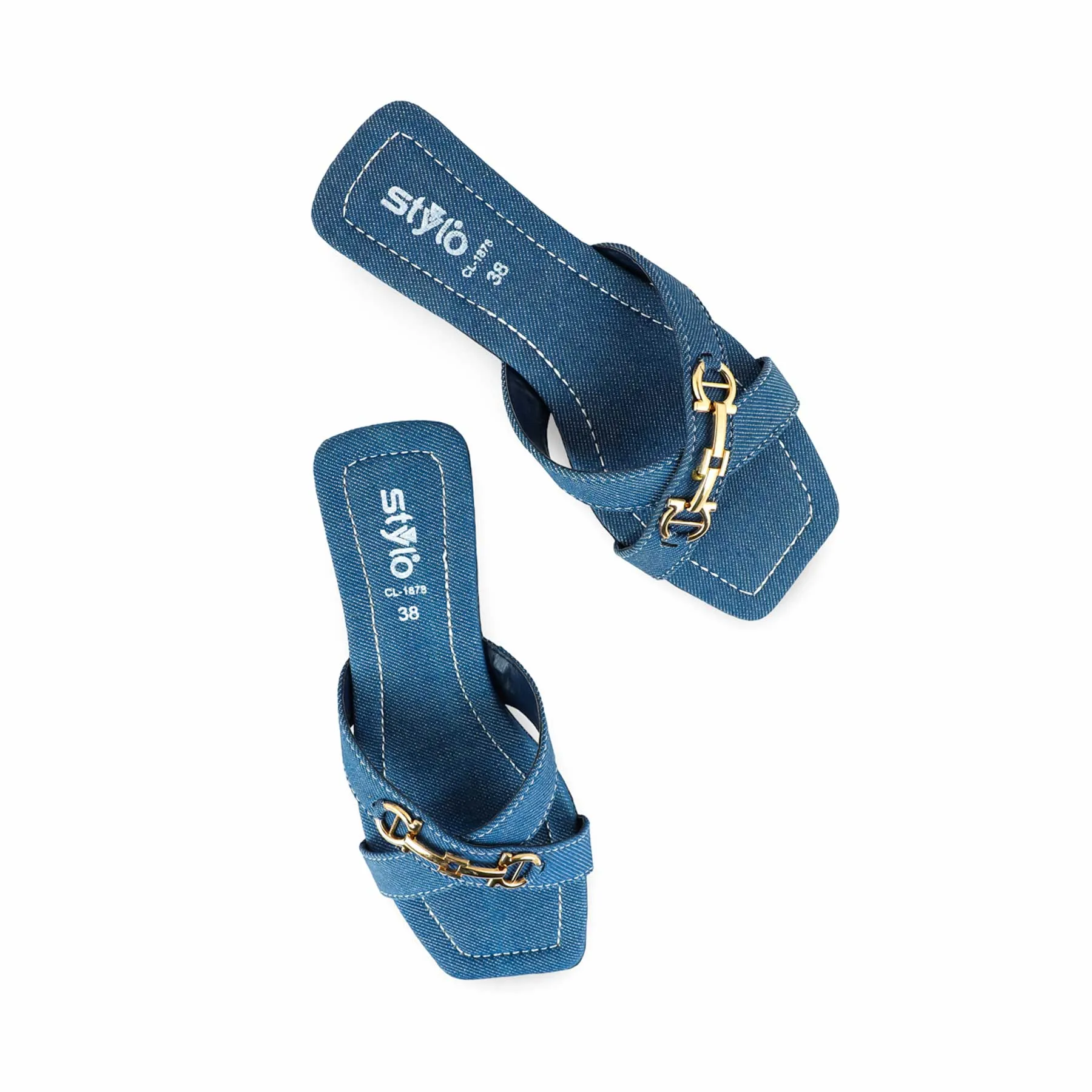 Kitchen Safe Blue Casual Slipper For Ladies CL1878