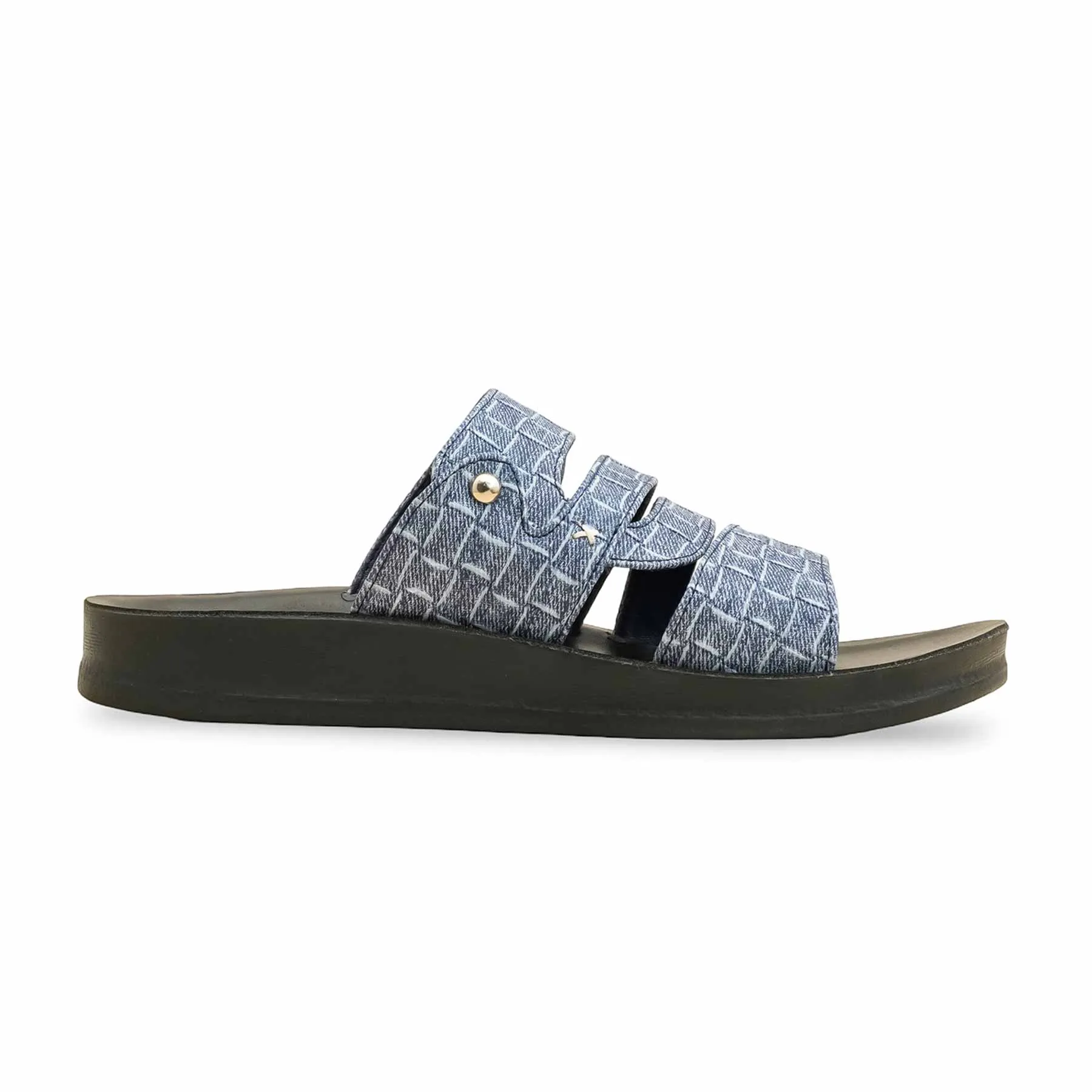 Soft Step Sleek Fit Blue Casual Softy For Women CL5506