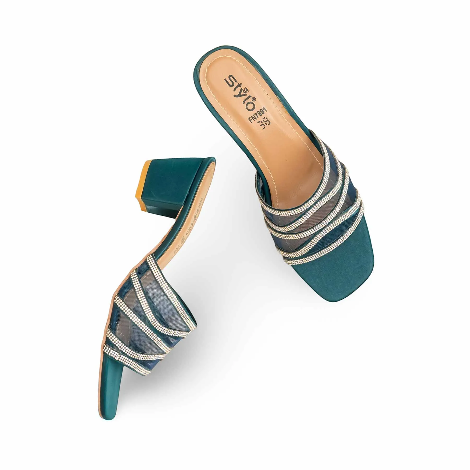 Blue Fancy Slipper FN7991 Fashion Statement