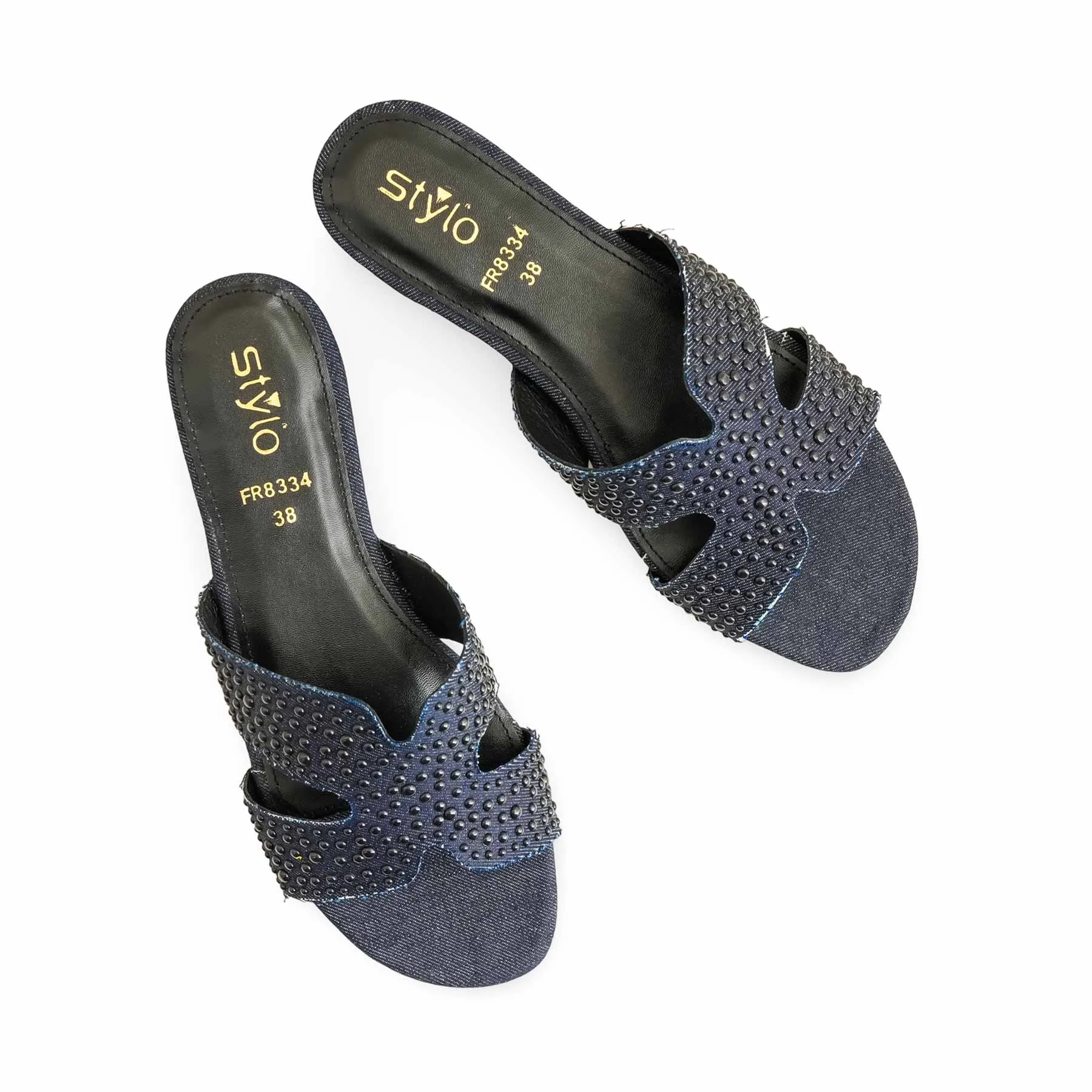 Tide Path Blue Formal Slipper FR8334