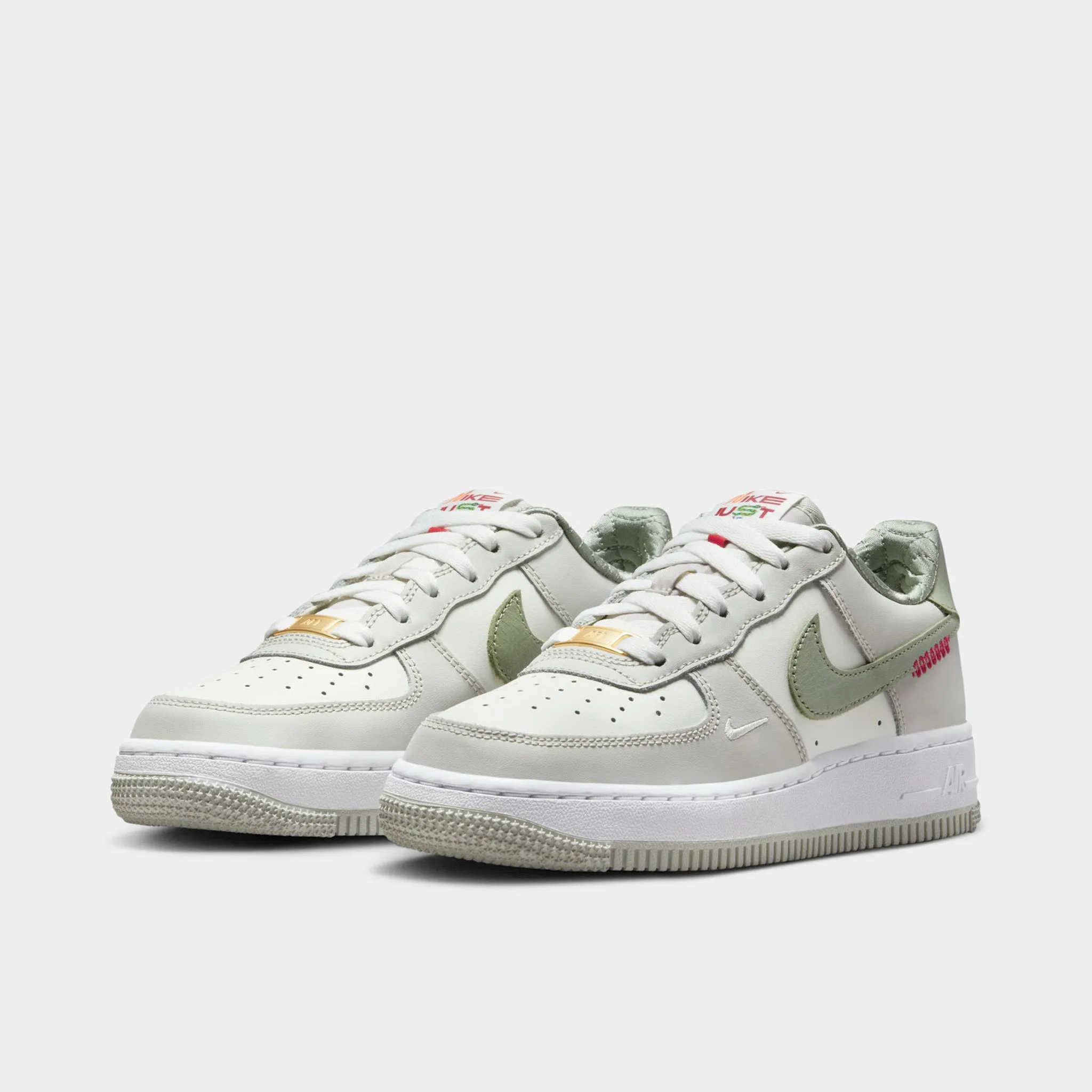Nike Air Force 1 LV8 GS Sail / Olive Aura - White High Speed