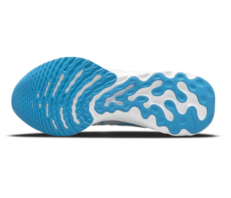 Low Profile Foot Control Men's Nike React Infinity Run FK 2 (Platinum/Laser Blue)