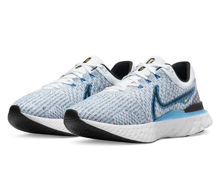 Men's Nike React Infinity Run FK3 (Blue Orbit) Breathable soles Thermoregulating Insulation