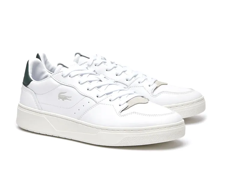 Men's Lacoste Court-Lisse 222 1 (White/Dark Green) All-day arch support