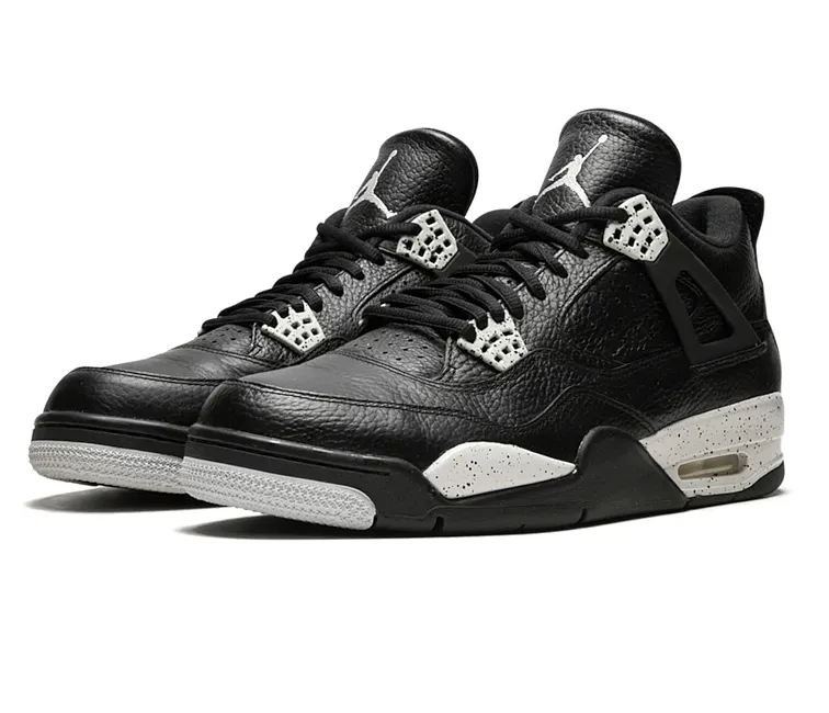 Men's Nike Air Jordan 4 LS Retro 2015 (Oreo) Low Bounce Running support
