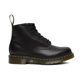 Dr. Marten Yellow Stitch Smooth Leather Boot 'Black' City Wear Casual Elegance