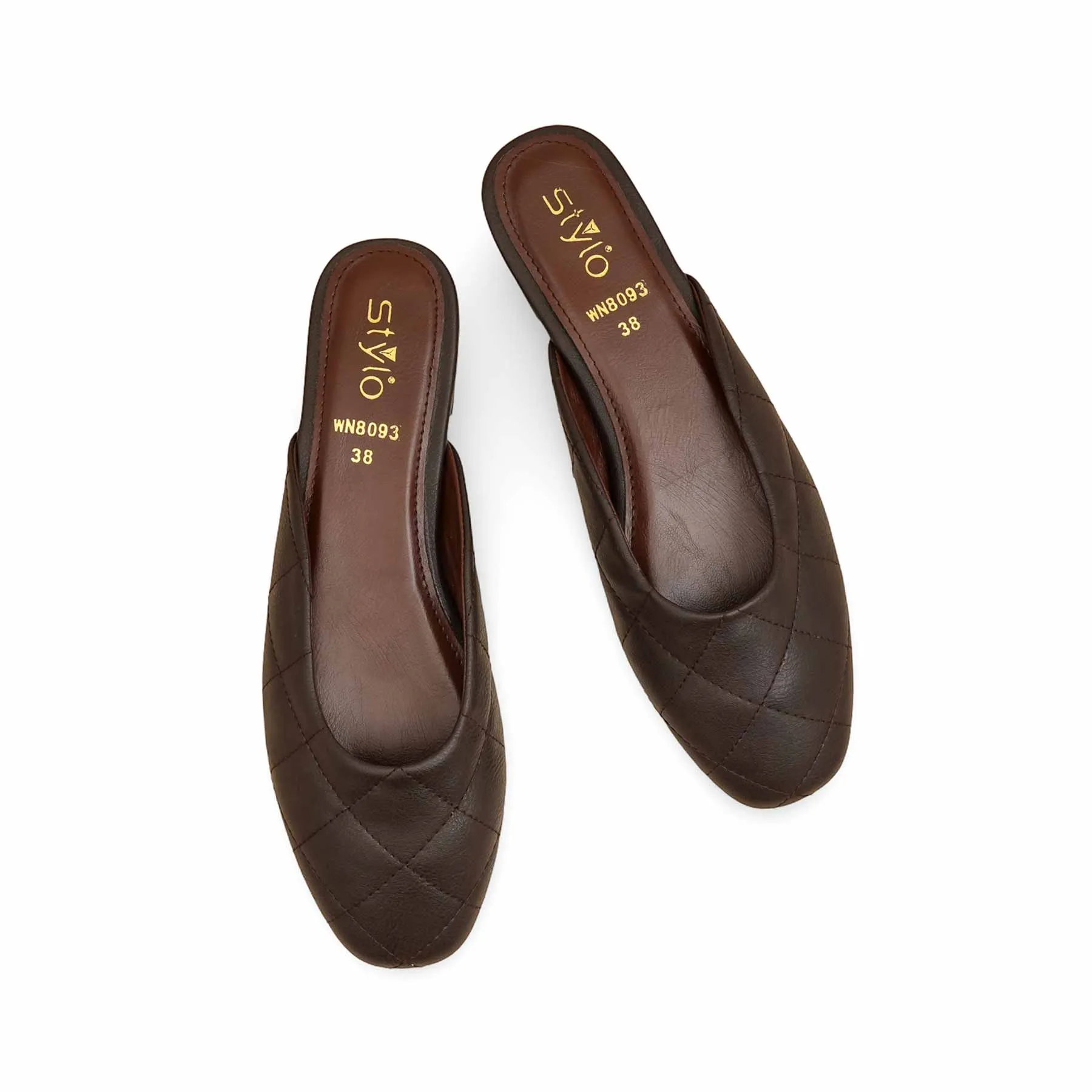 Bronze Back Open For Women WN8093 synthetic material