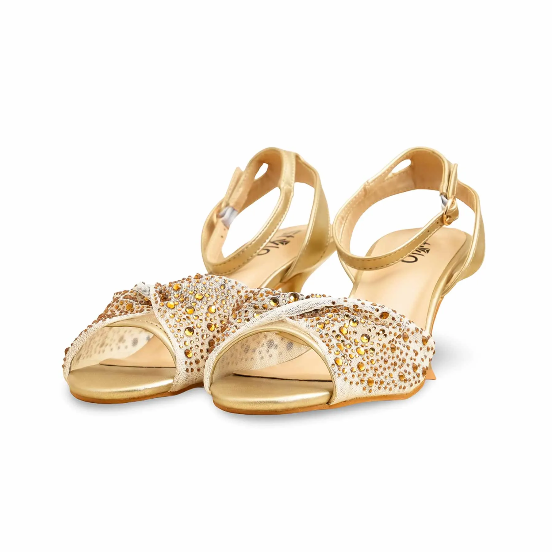 High Fashion Spring Sandals Bronze Fancy Bridal Sandal FN6157