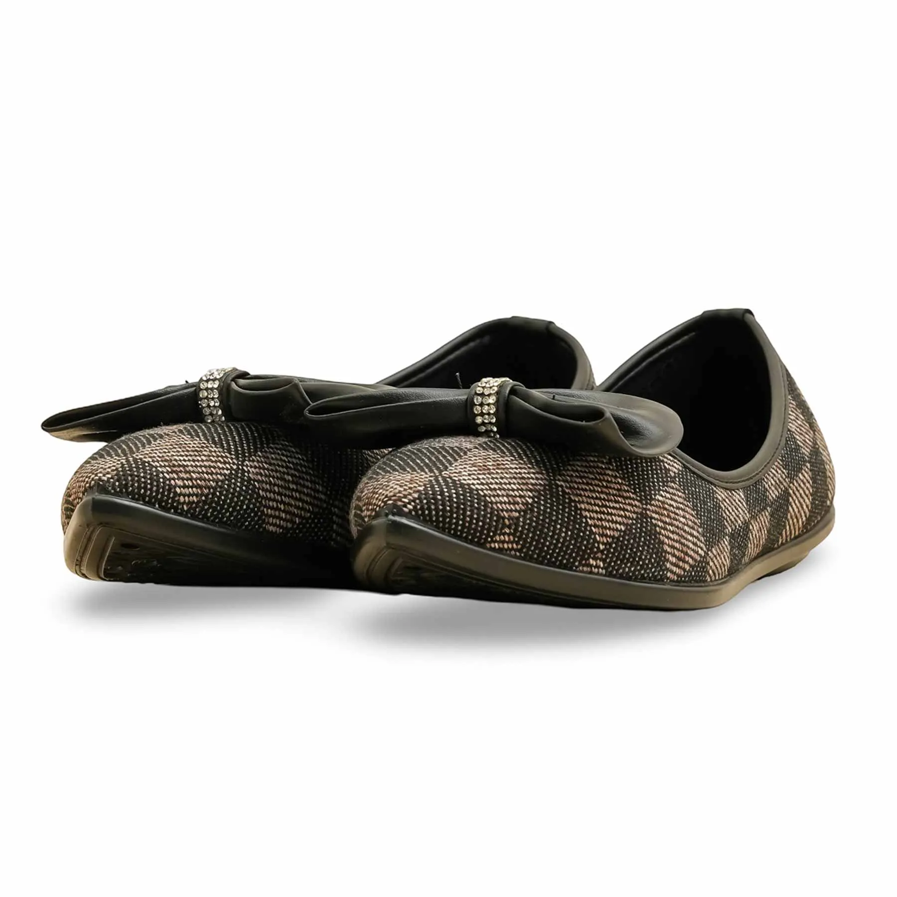 Brown Casual Pumps WN1282 Sling Back