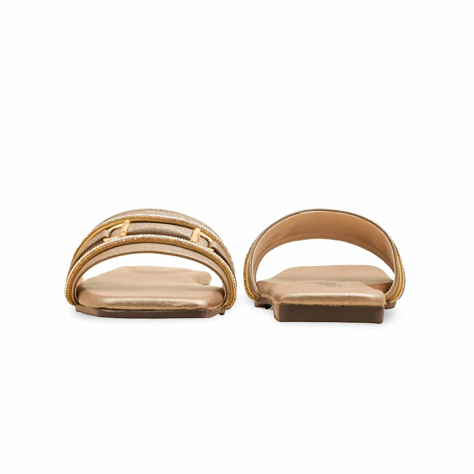 Brown Casual Slipper For Women CL2101 Supportive Design Flats Petite Step