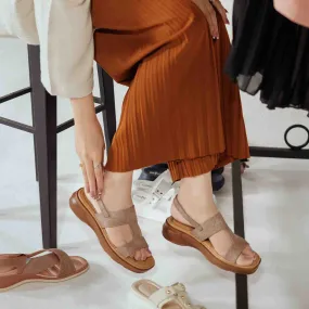 Petal Step Removable Brown Casual Softy CL5481