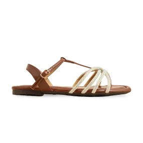 Country Path Modern Comfort Brown Formal Sandal FR5462
