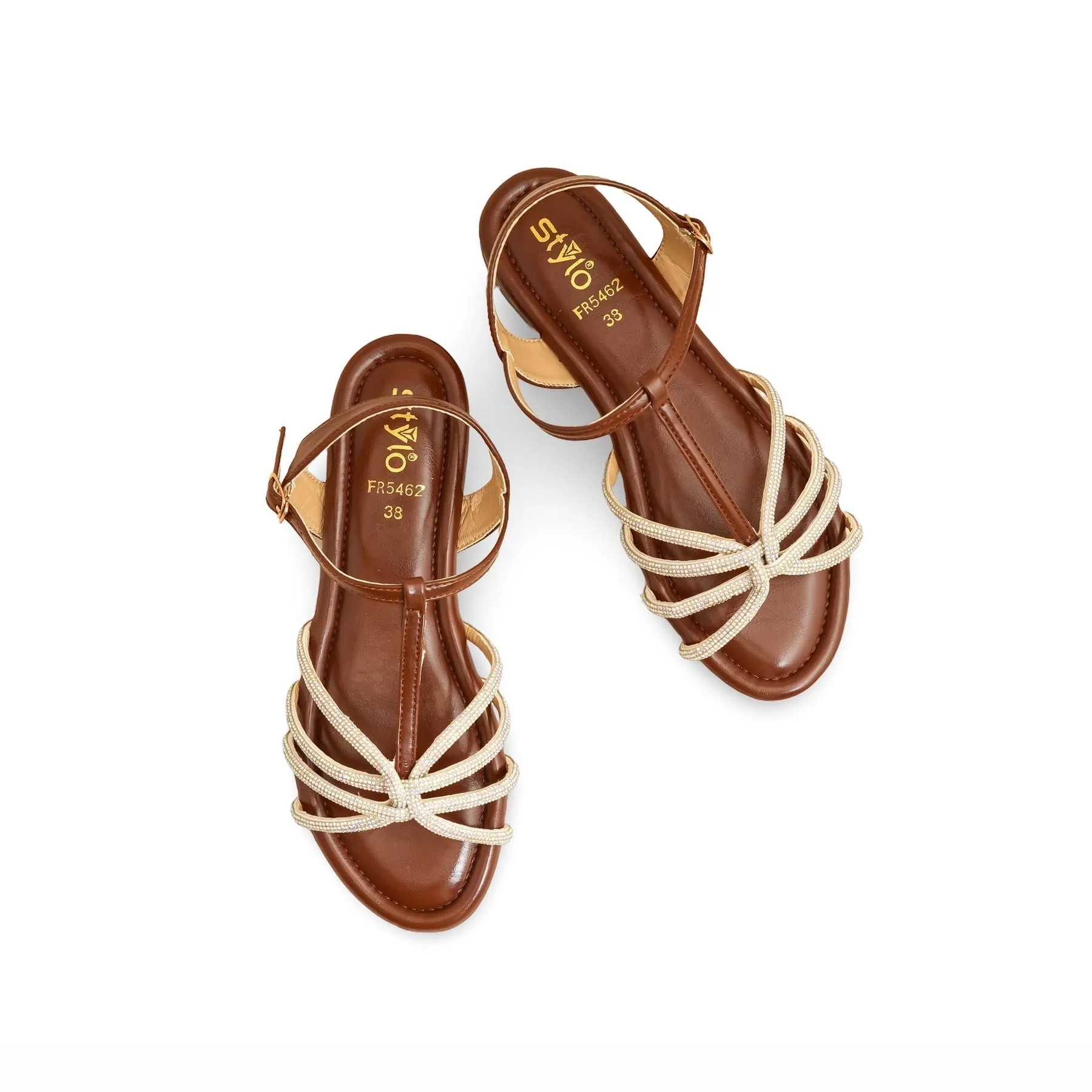 Timeless Footwear Brown Formal Sandal FR5462