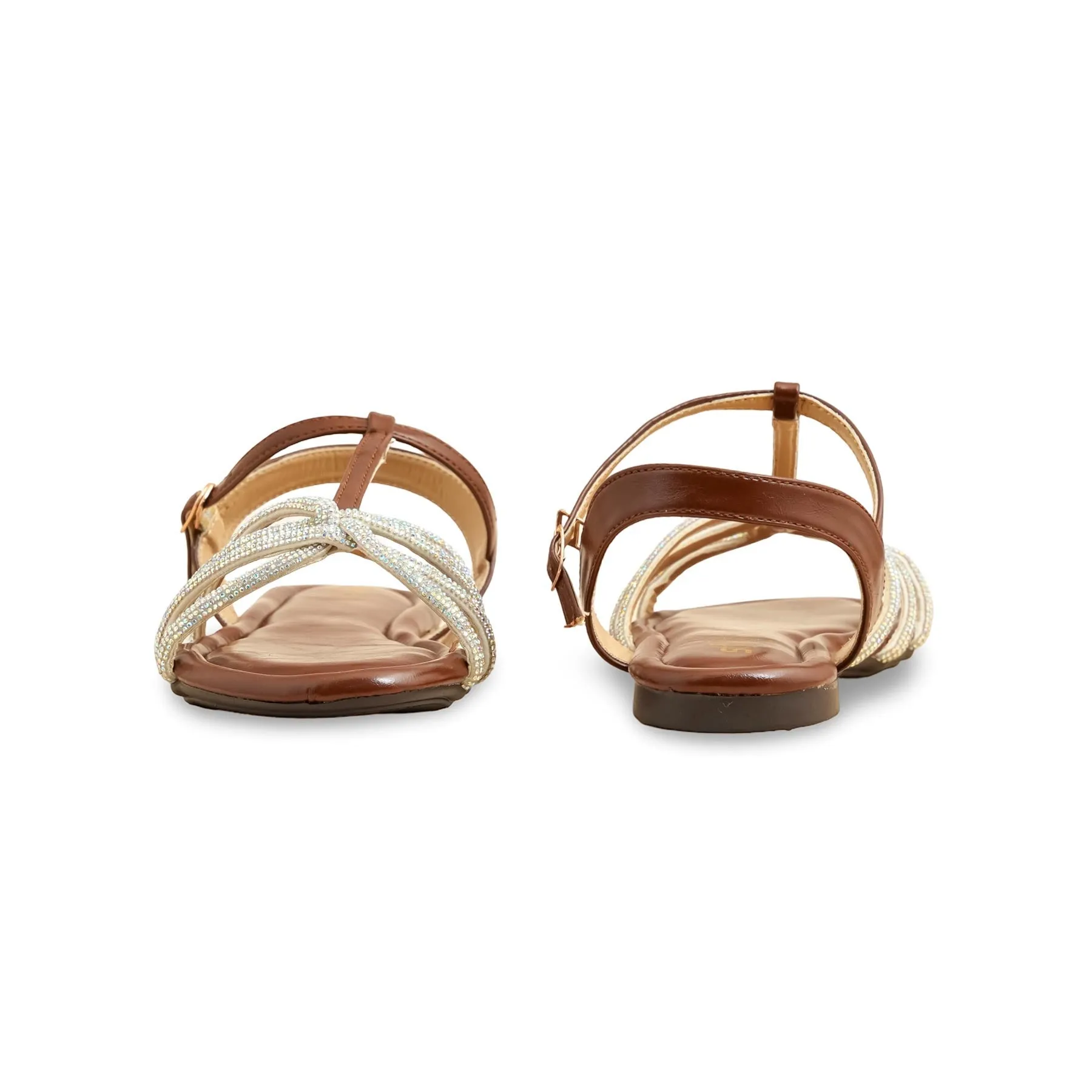 Brown Formal Sandal FR5462 Comfortable Cushioning