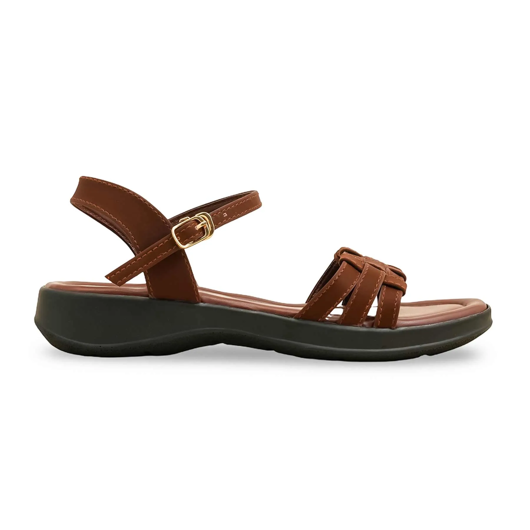 Brown Formal Sandal PU0613 Event Proof