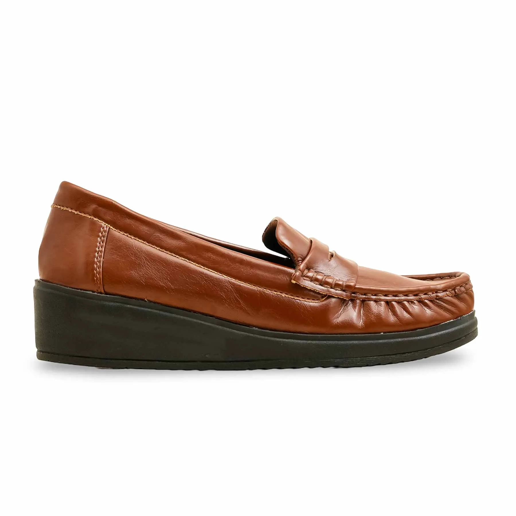 Supportive Cushioning Brown Moccasin WN4469