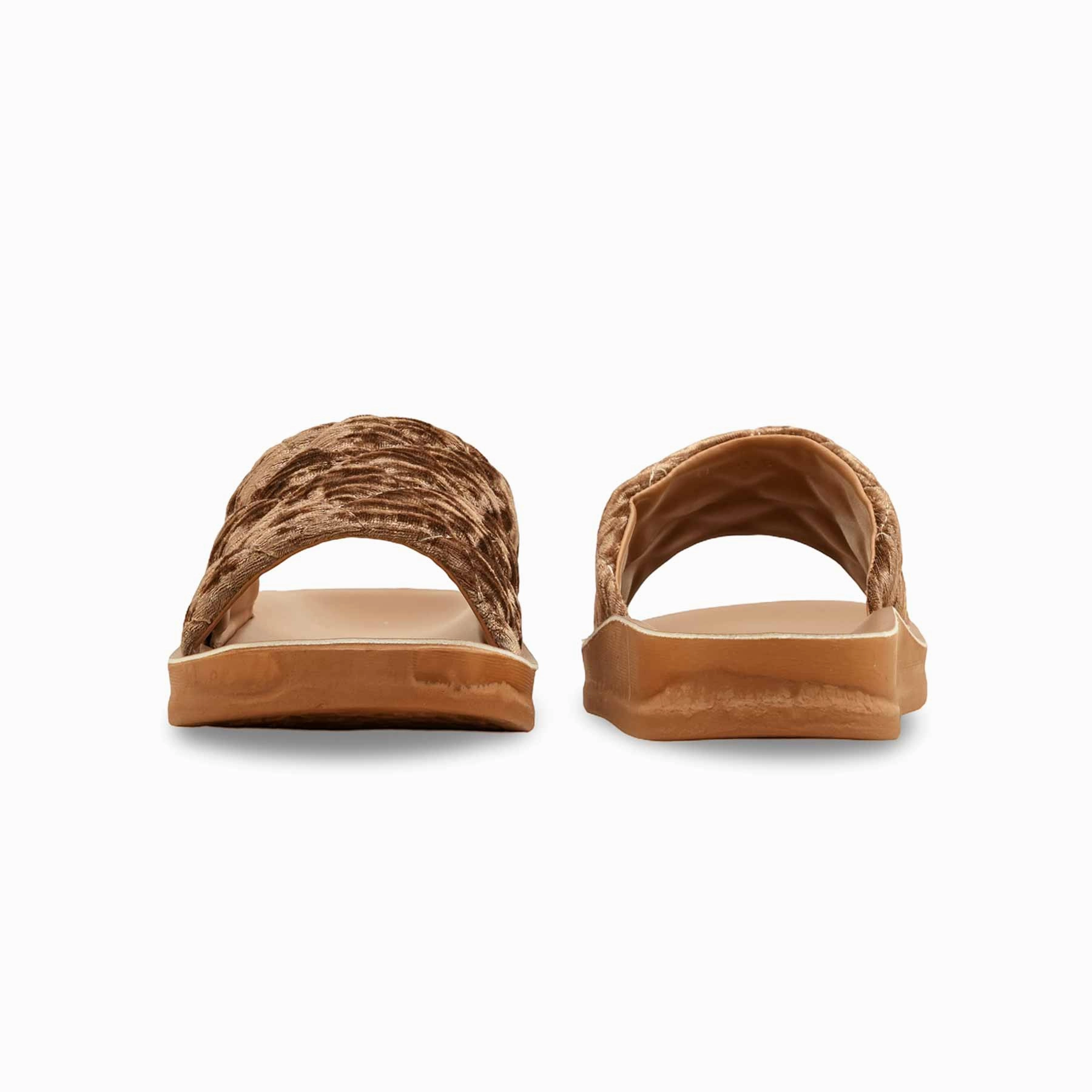 Brown Casual Softy For Ladies CL5510 grip - level Anti Static Materials