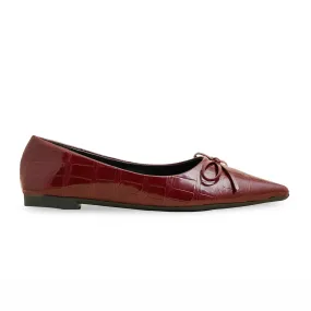 Burgundy Pumps WN1208 Class Mood