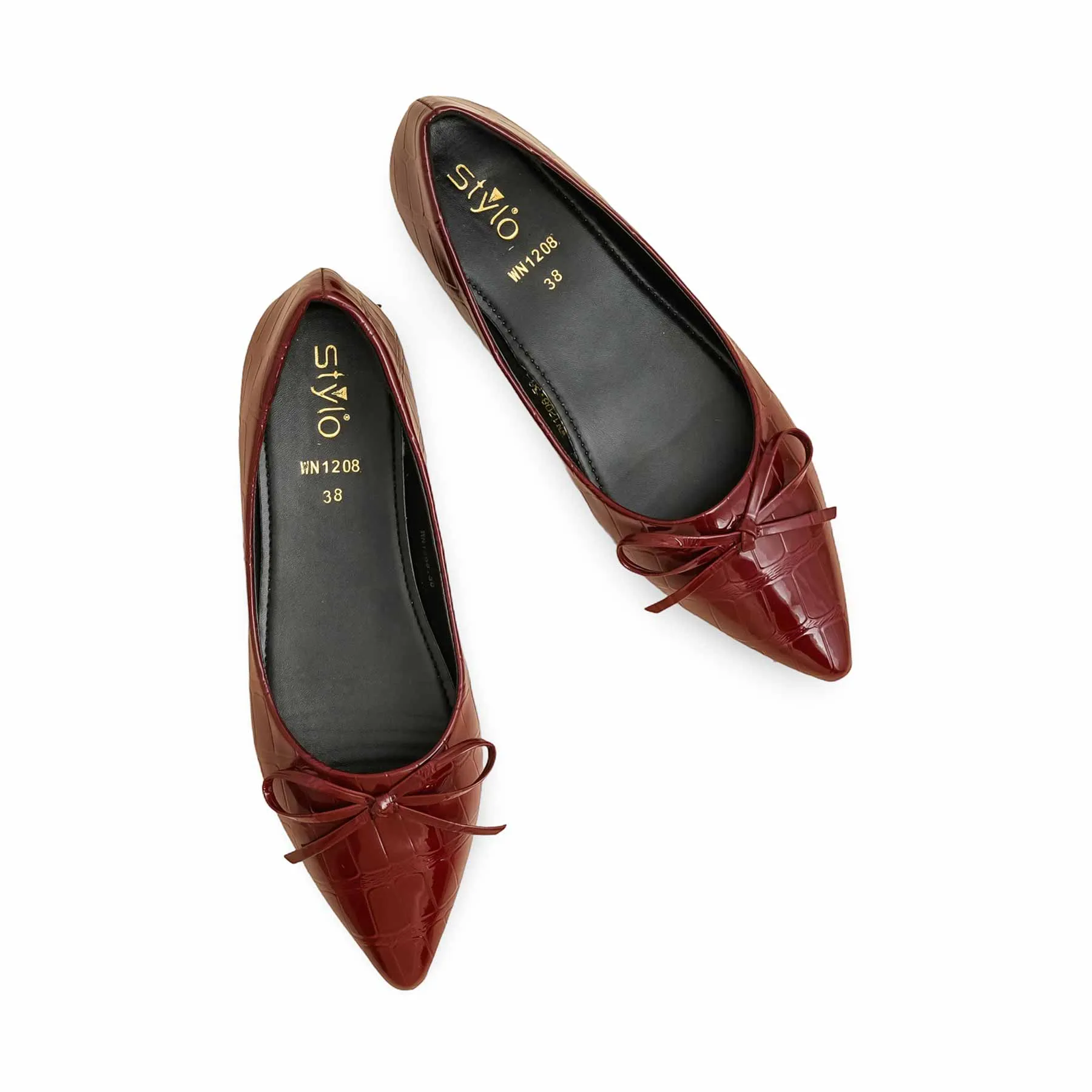 Eco Fiber All-day Comfort Shoes Burgundy Pumps WN1208