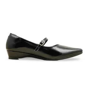 Comfortable Lake View Black Pumps For Ladies WN1297