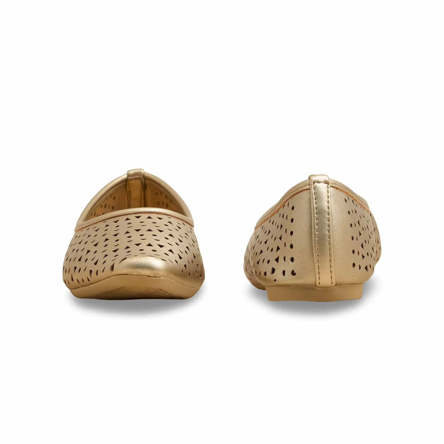 Lazy Mood Smile Walk Golden Pumps WN1250